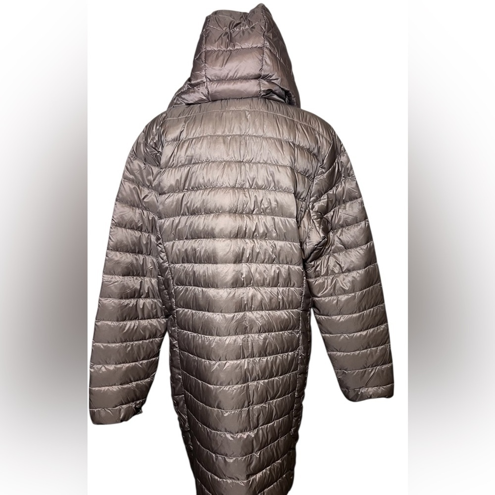 32 Degrees Heat NWT Women's Hooded Packable Down Puffer Jacket Taupe Brown 2X LG - Picture 3 of 14